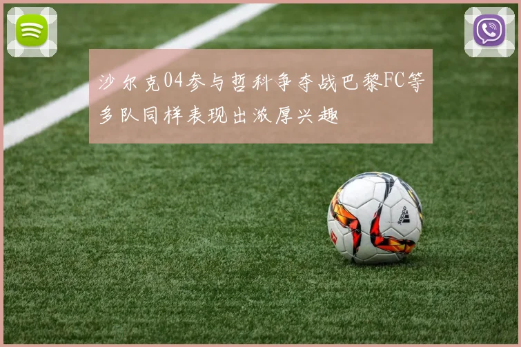 沙尔克04参与哲科争夺战巴黎FC等多队同样表现出浓厚兴趣