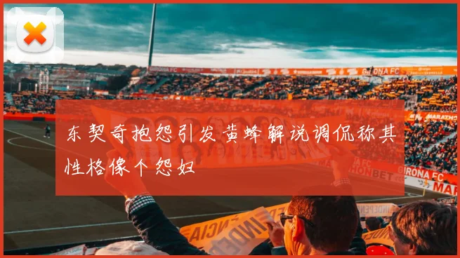 东契奇抱怨引发黄蜂解说调侃称其性格像个怨妇